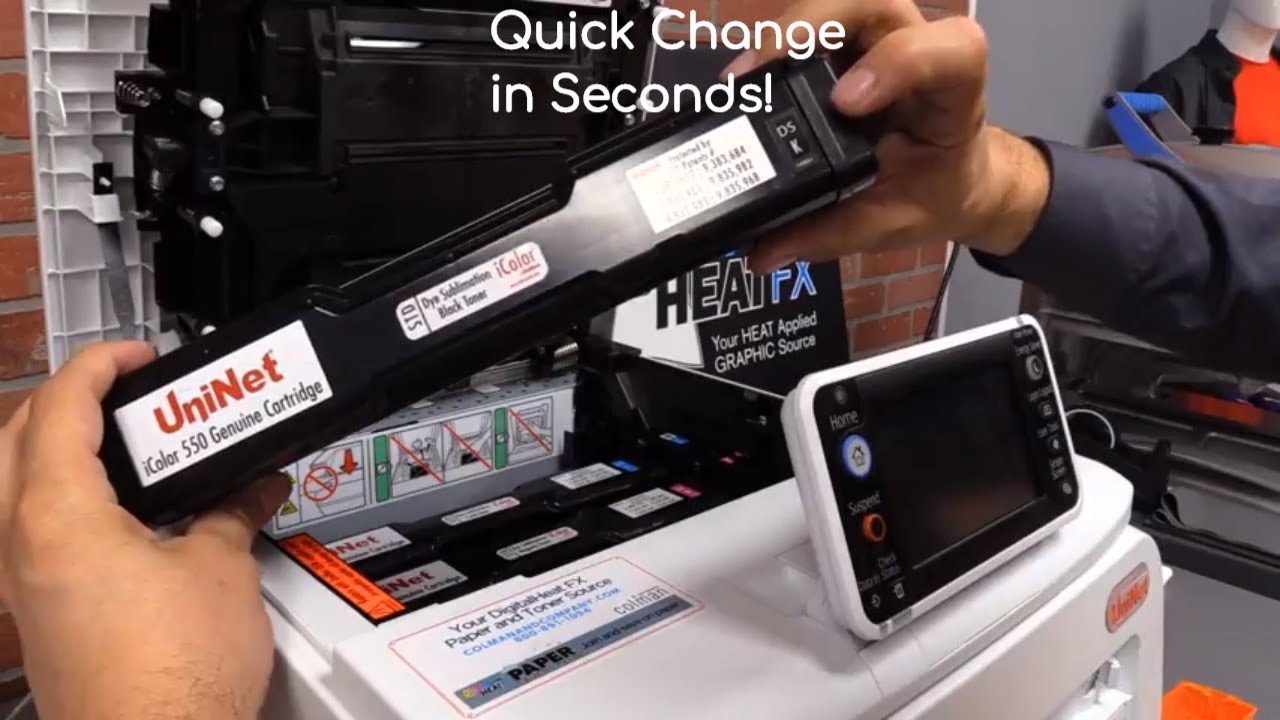 White Toner Printer Converted to Sublimation Printer - i550