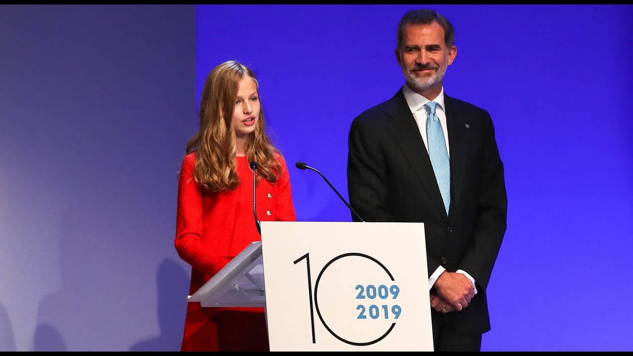 Premios Princesa de Girona. Leonor hablando en cuatro idiomas | Diez Minutos