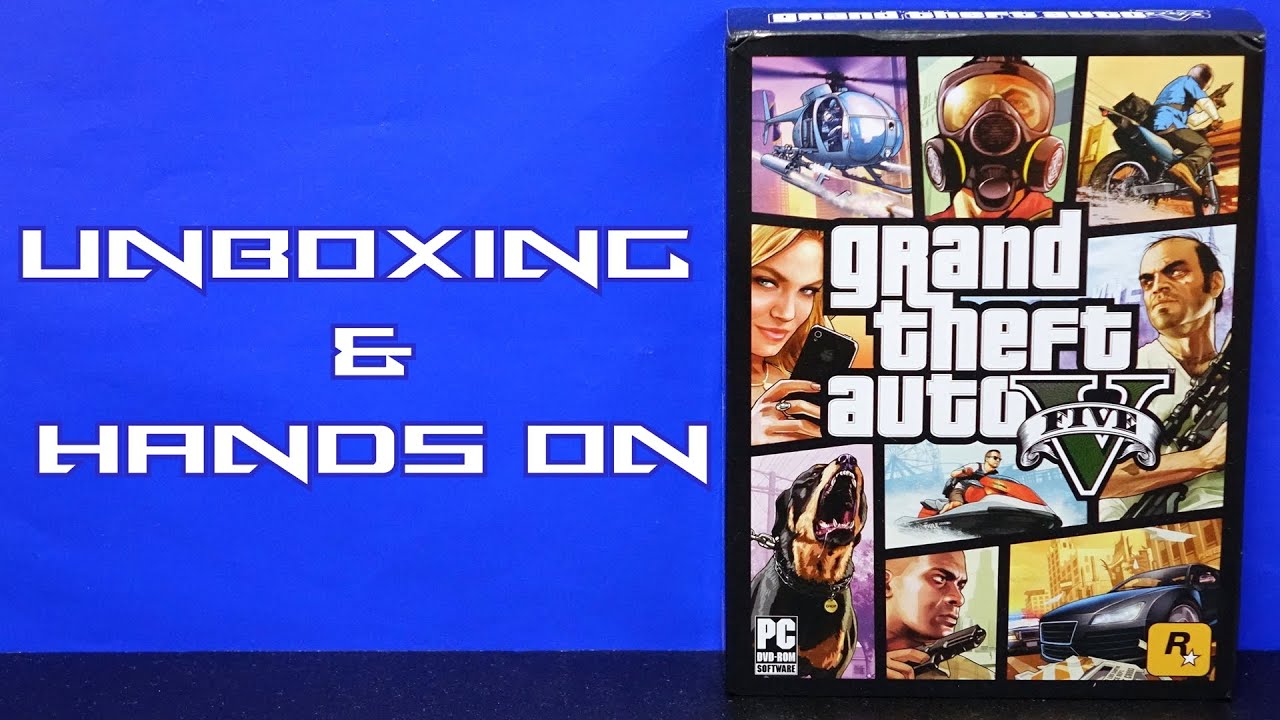 Unboxing & Hands On: Grand Theft Auto V (PC)