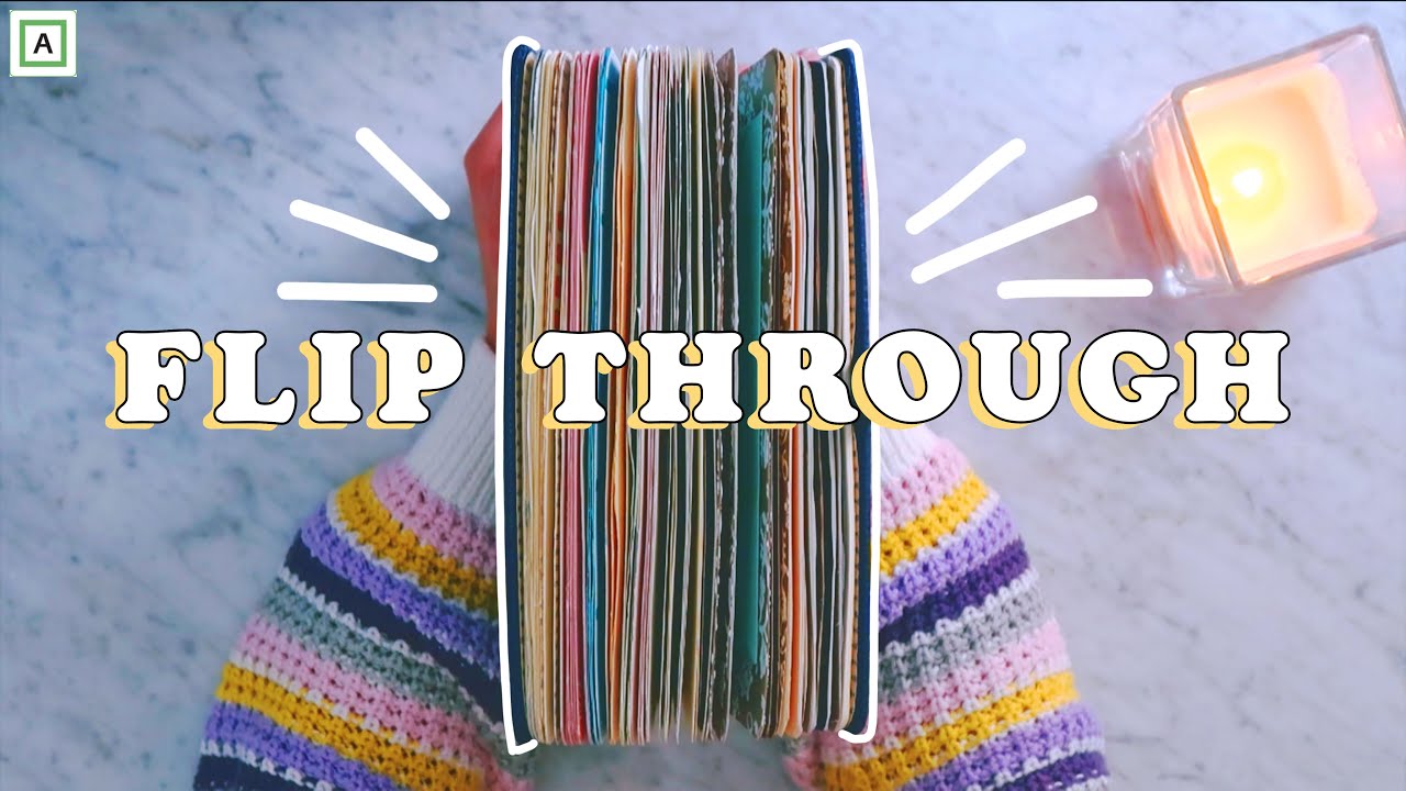 Et Annerledes År I Min Personlige Bullet Journal!  Flip Through 2020