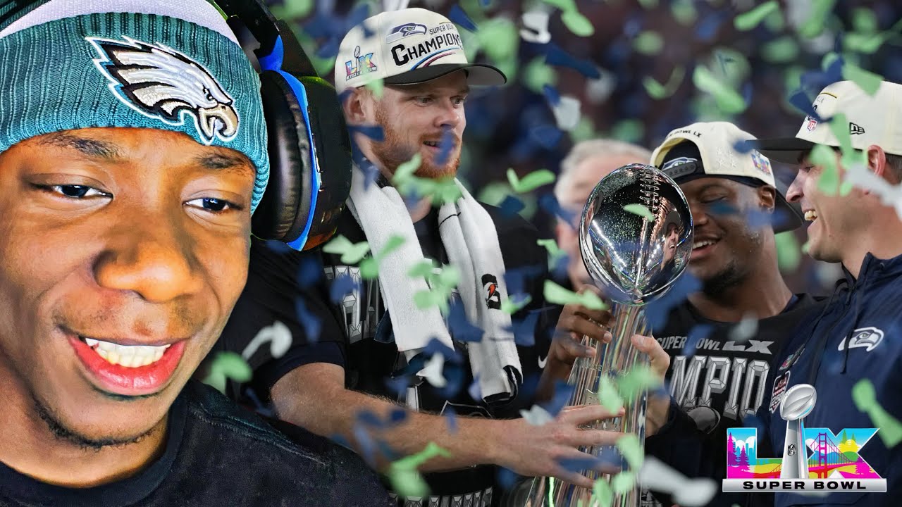 WOW.. Reacting to Seattle Seahawks vs New England Patriots | Super Bowl LX Game Highlights!