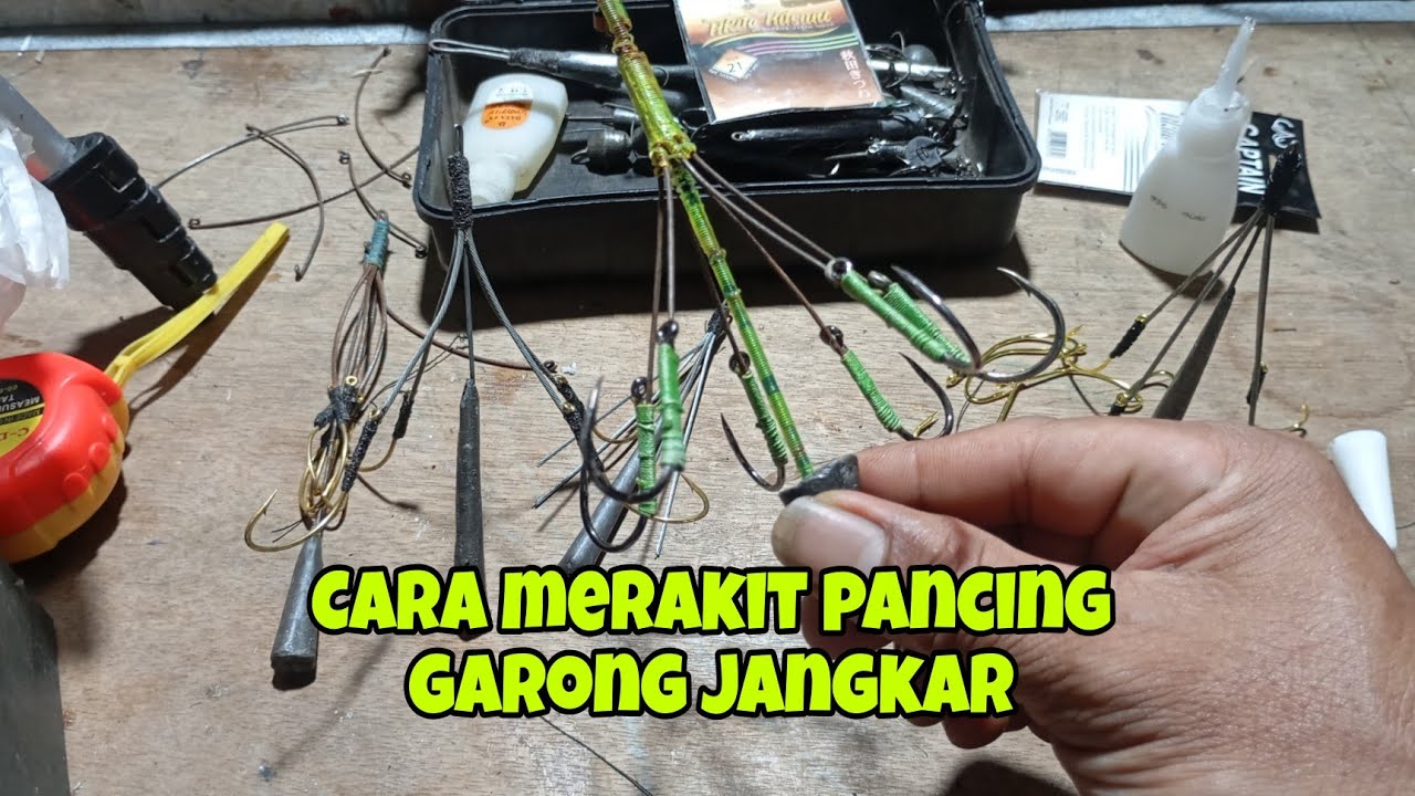 Как сделать удочку для ловли рыбы с якорем