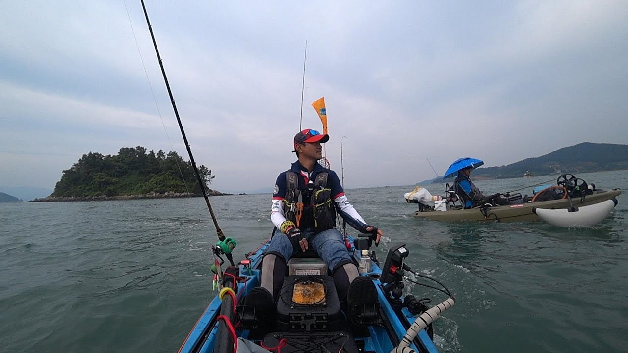 고흥 가을 문어, 갑오징어 낚시 카약피싱 카약모험 kayak fishing camping adventure 輕艇釣魚