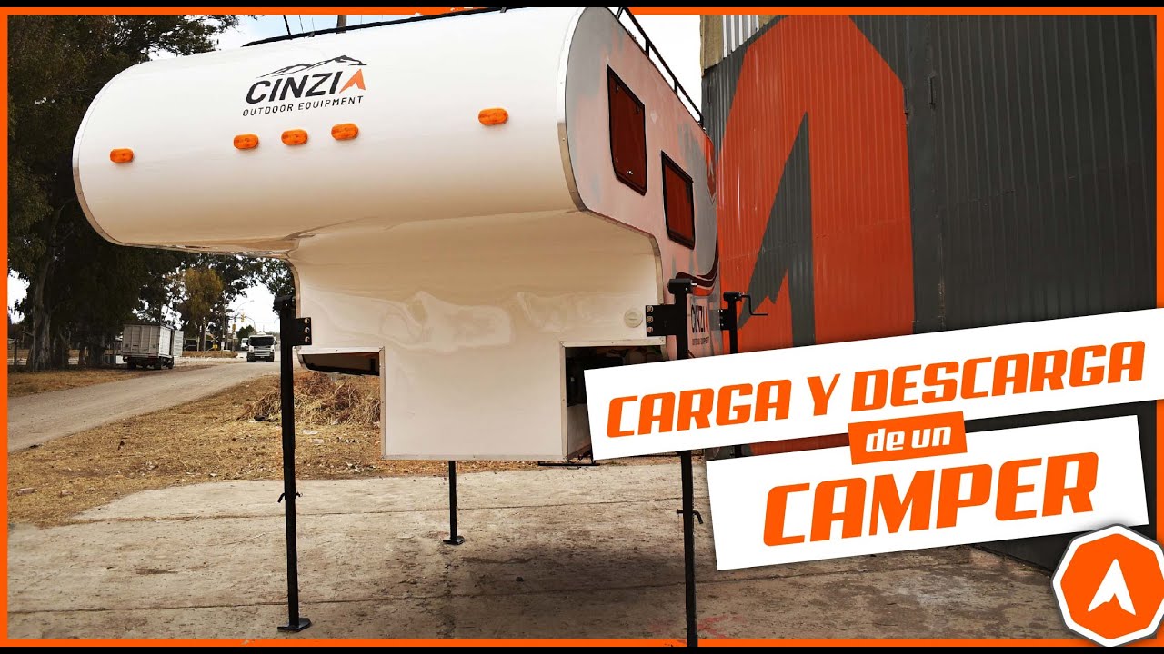 Carga y descarga de un truck Camper Cinzia