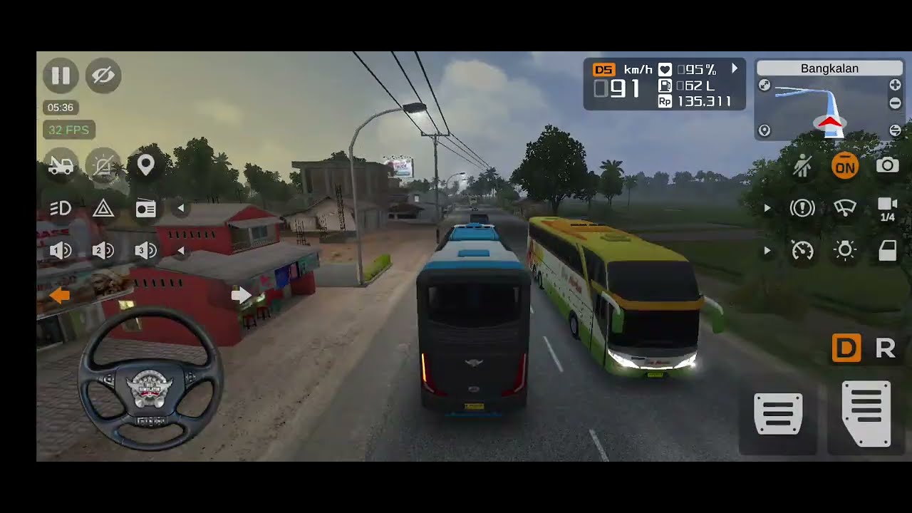 Bus Simulator Indonesia Gameplay | Real Bus Driving in Indonesia | Simulator Games