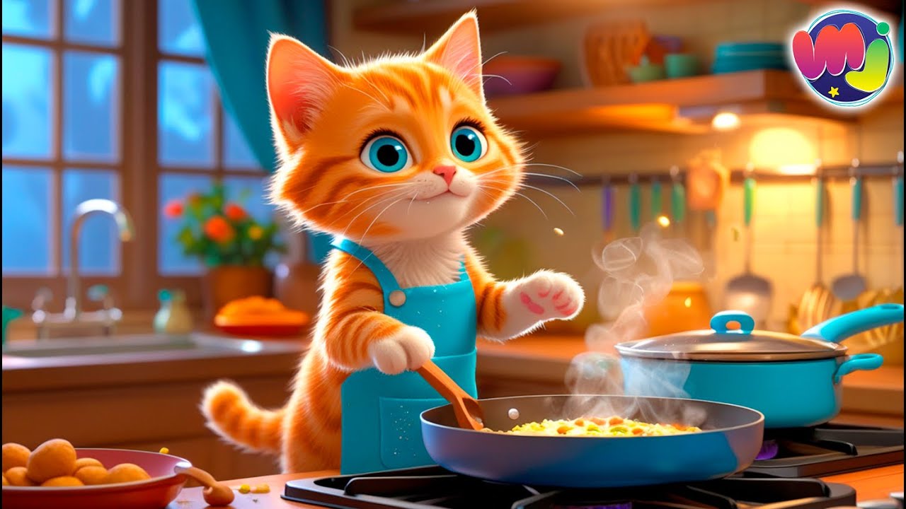 👨‍🍳 GATITO COCINA para ALIMENTAR a GATITOS ABANDONADOS 🐱 💔