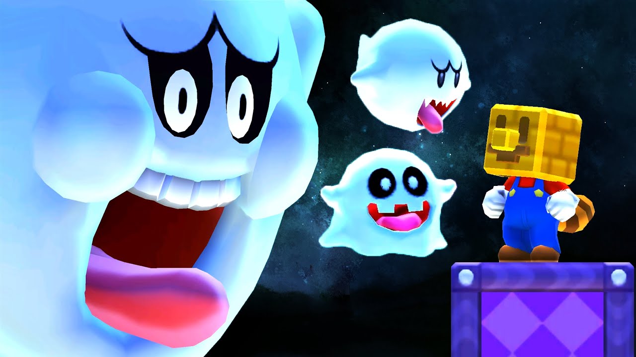 New Super Mario Bros. 2 - All Ghost Houses / All Ghost House Level.