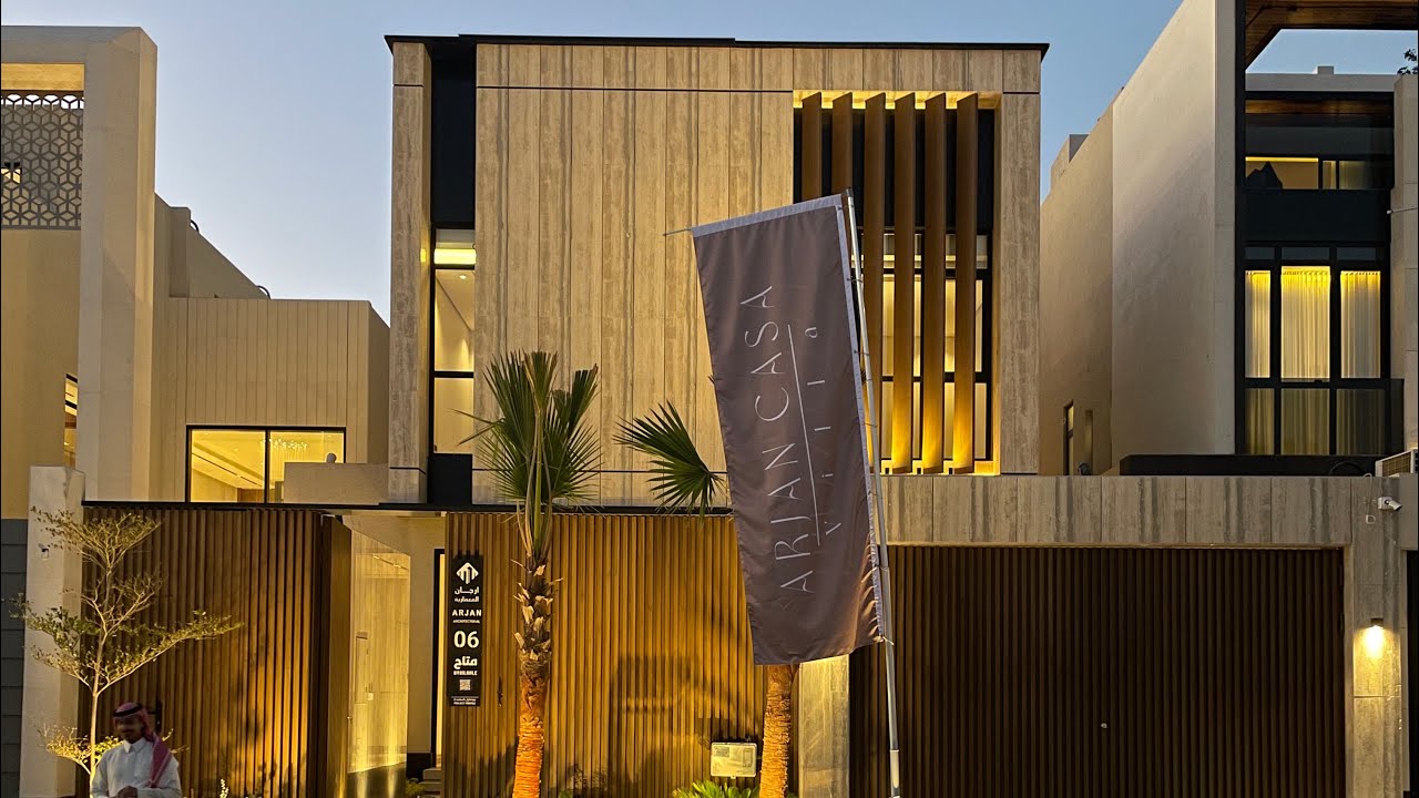 #تغطية_خاصة لفيلا A  بمساحة 500م  بدون اثاث بمشروع Arjan Casa Villa#  #بحي_الملقا #شمال_الرياض