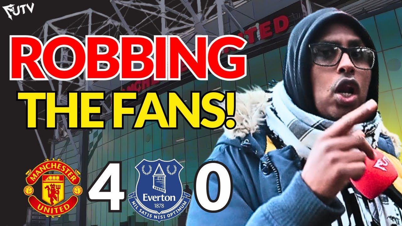 We Are ANGRY! 😡 Fan Reaction Manchester United 4 - 0 Everton