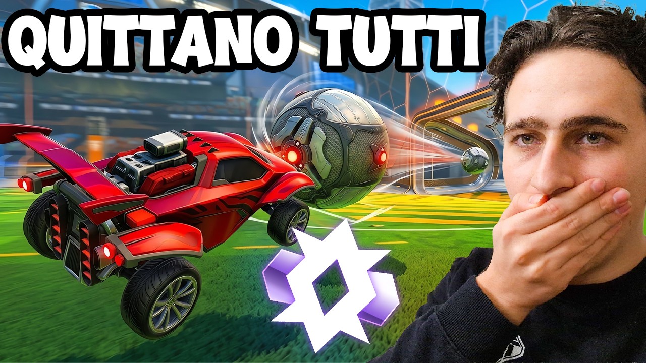 EVERYONE QUIT - WE ARE INSANE AT ROCKET LEAGUE