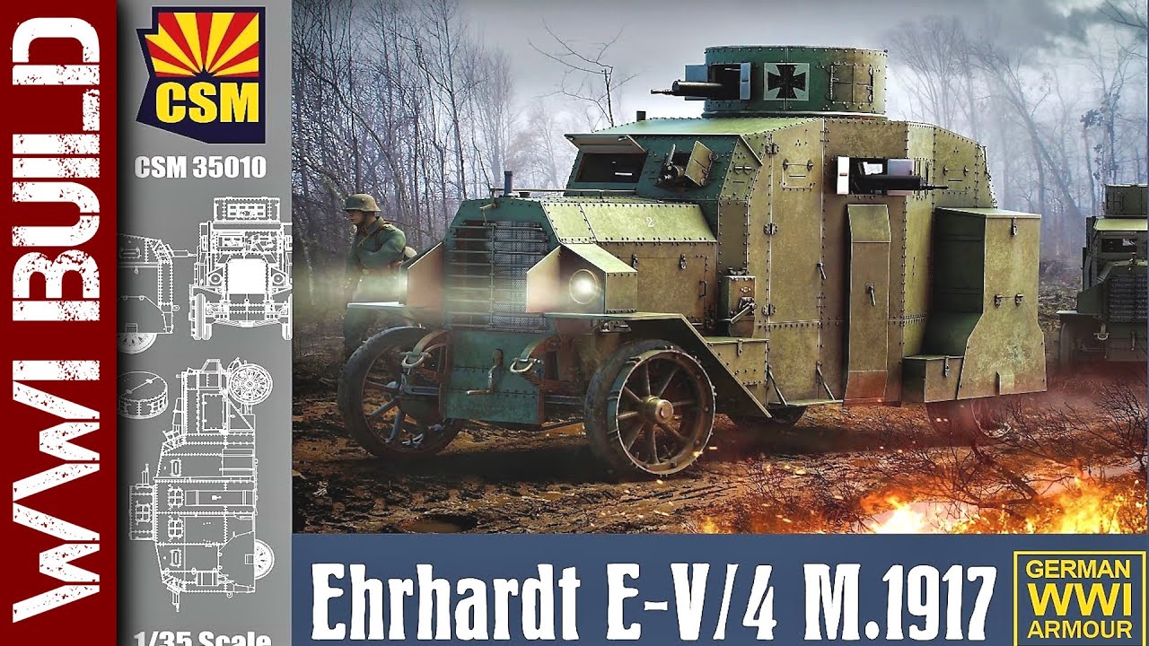 Ehrhardt E-V/4 M.1917 WWI armoured car (Copper State Models 1/35 scale model)