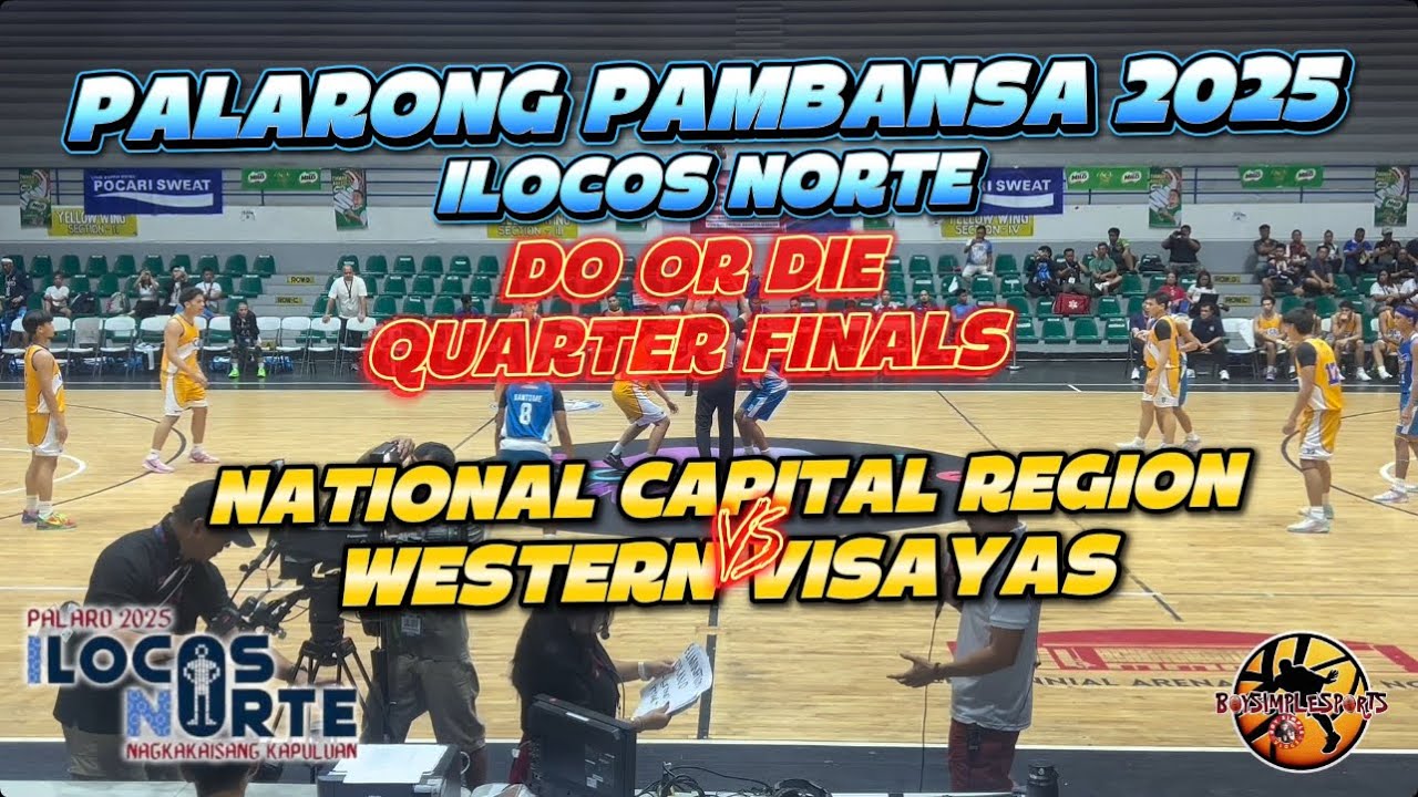Q FINALS DO OR DIE REGION 6 VS NCR | PALARONG PAMBANSA 2025 SECONDARY GAME HIGHLIGHTS