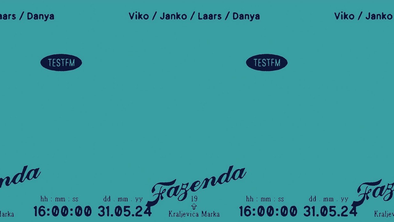 TESTFM @ Fazenda w/ Danya