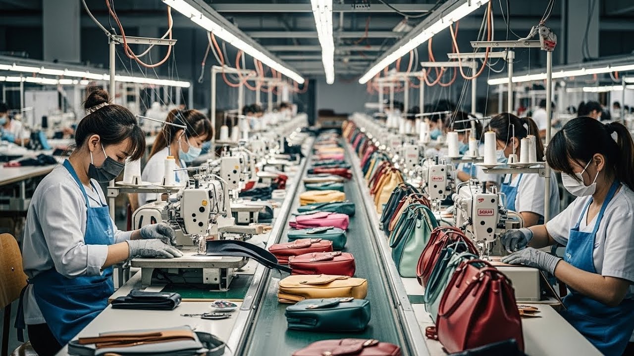 Stylish Girls Bags Making Process in Factory | Step by Step