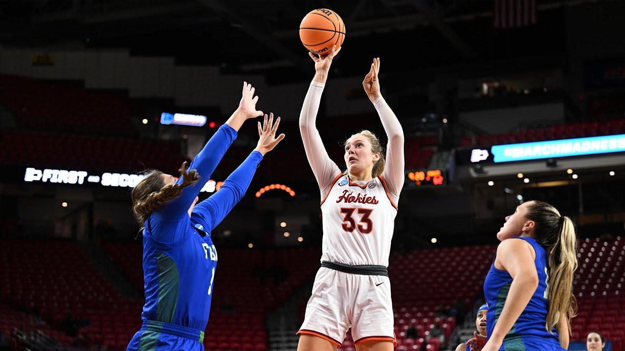 Virginia Tech's Elizabeth Kitley scores school record 42 points in NCAA tournament