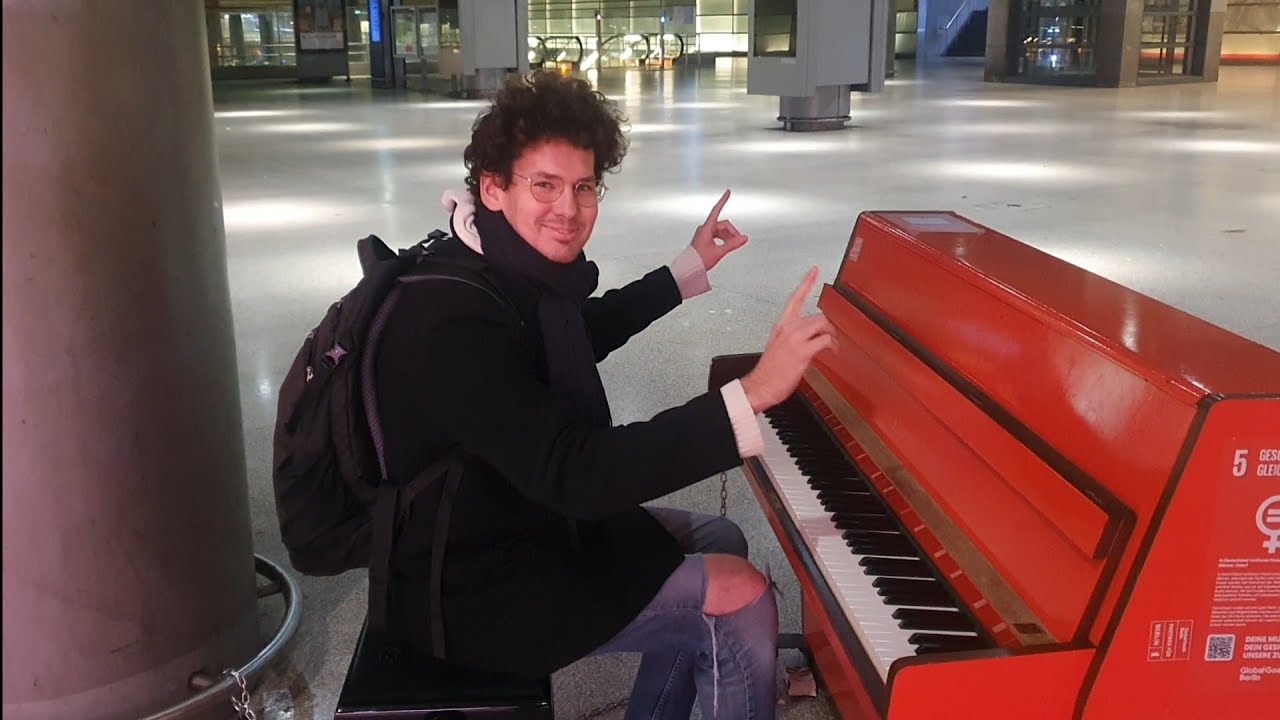 When you play Greensleeves on Public Piano in absolutely lost Train Station at 3 a.m.