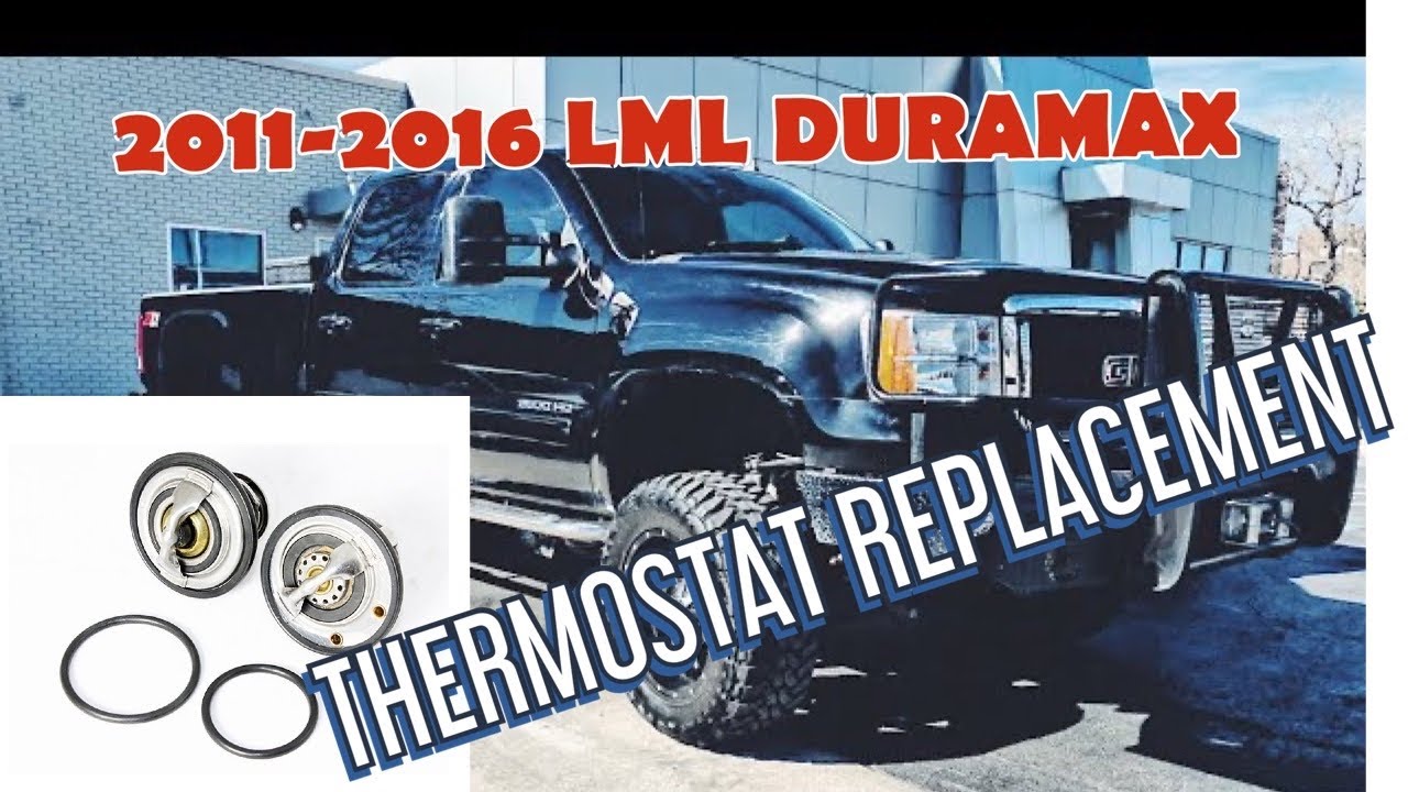 Replacing coolant Thermostat on a 2011 GMC Duramax Diesel LML