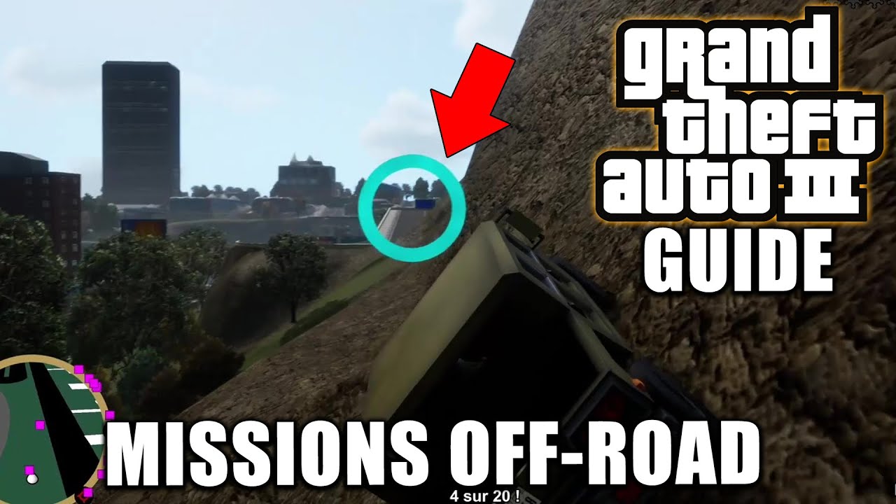 GTA 3 : Emplacement de toutes les MISSIONS OFF-ROAD - GUIDE 100%