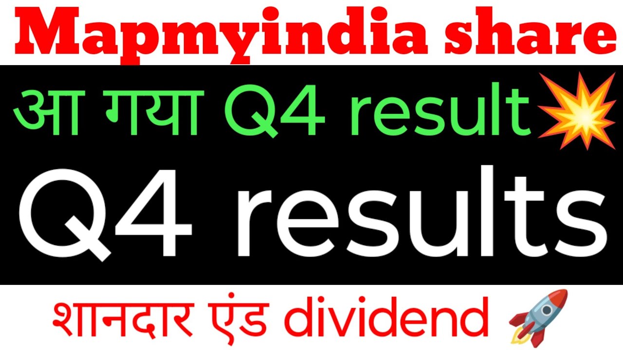 Mapmyindia share latest news | ce info systems share latest news today | map my india share result