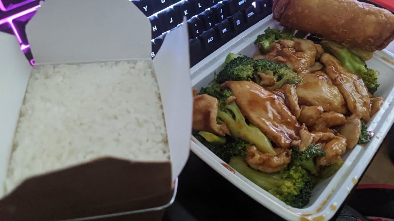 ASMR Eating Chinese Food - Crunchy & Chewing Sounds