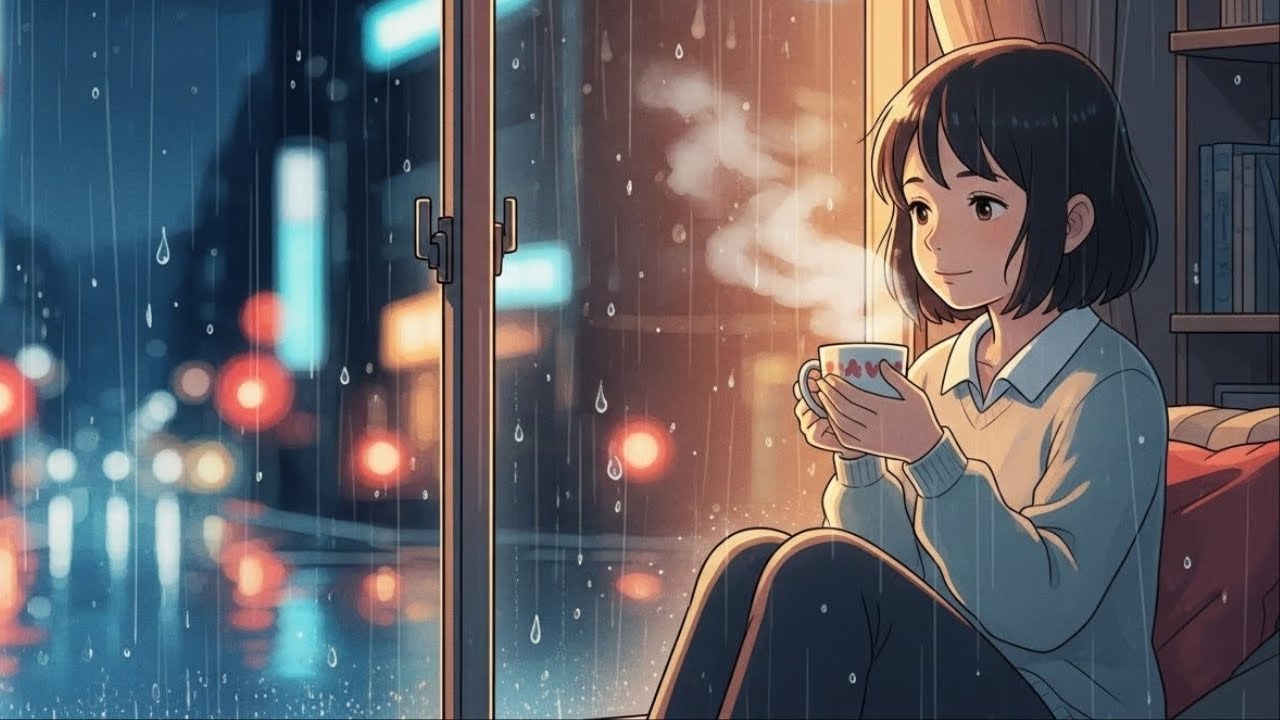 Rain Like This Makes Everything Slower 🌧️ A Peaceful Night In Cozy | Quiet Ghibli Days
