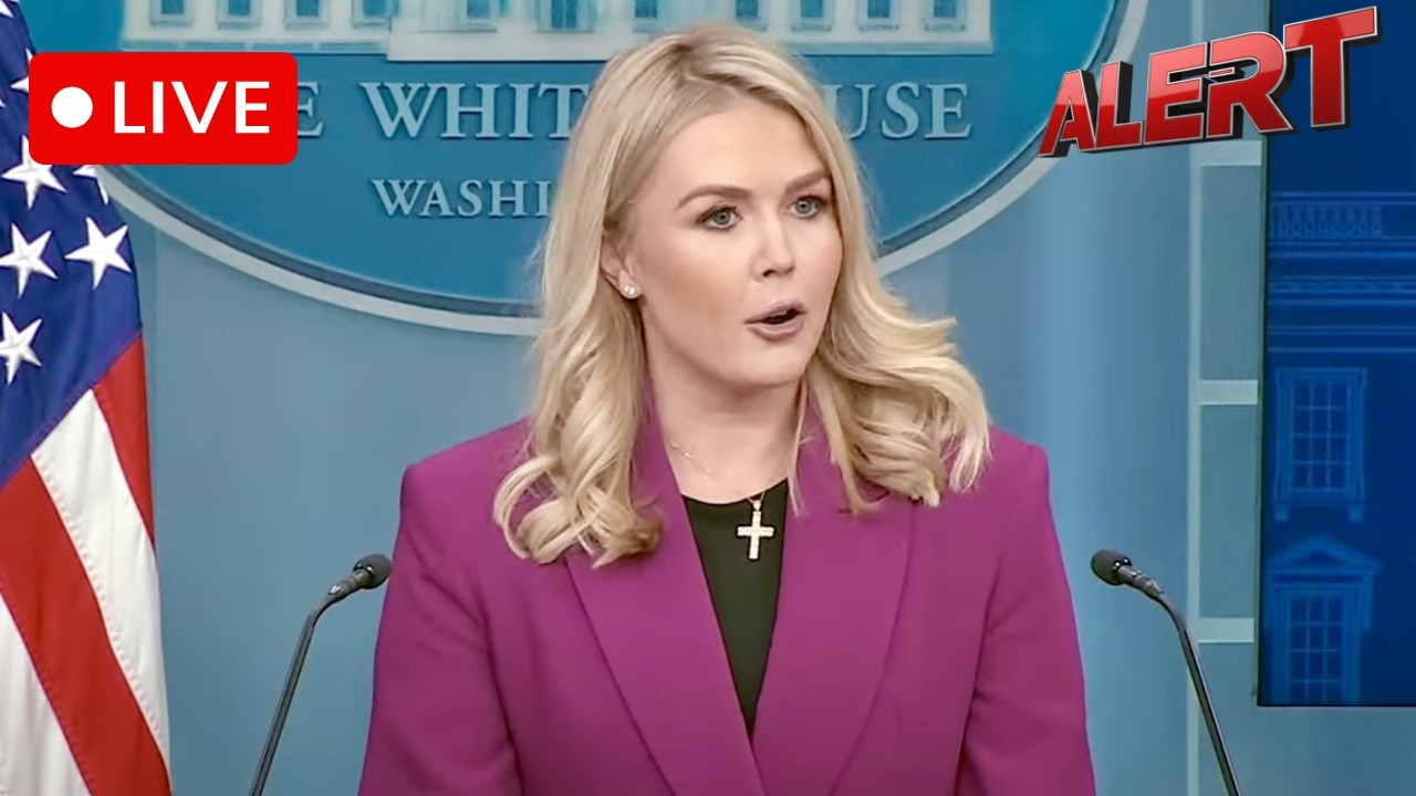 US IRAN WAR LIVE UPDATES : White House Press briefing LIVE