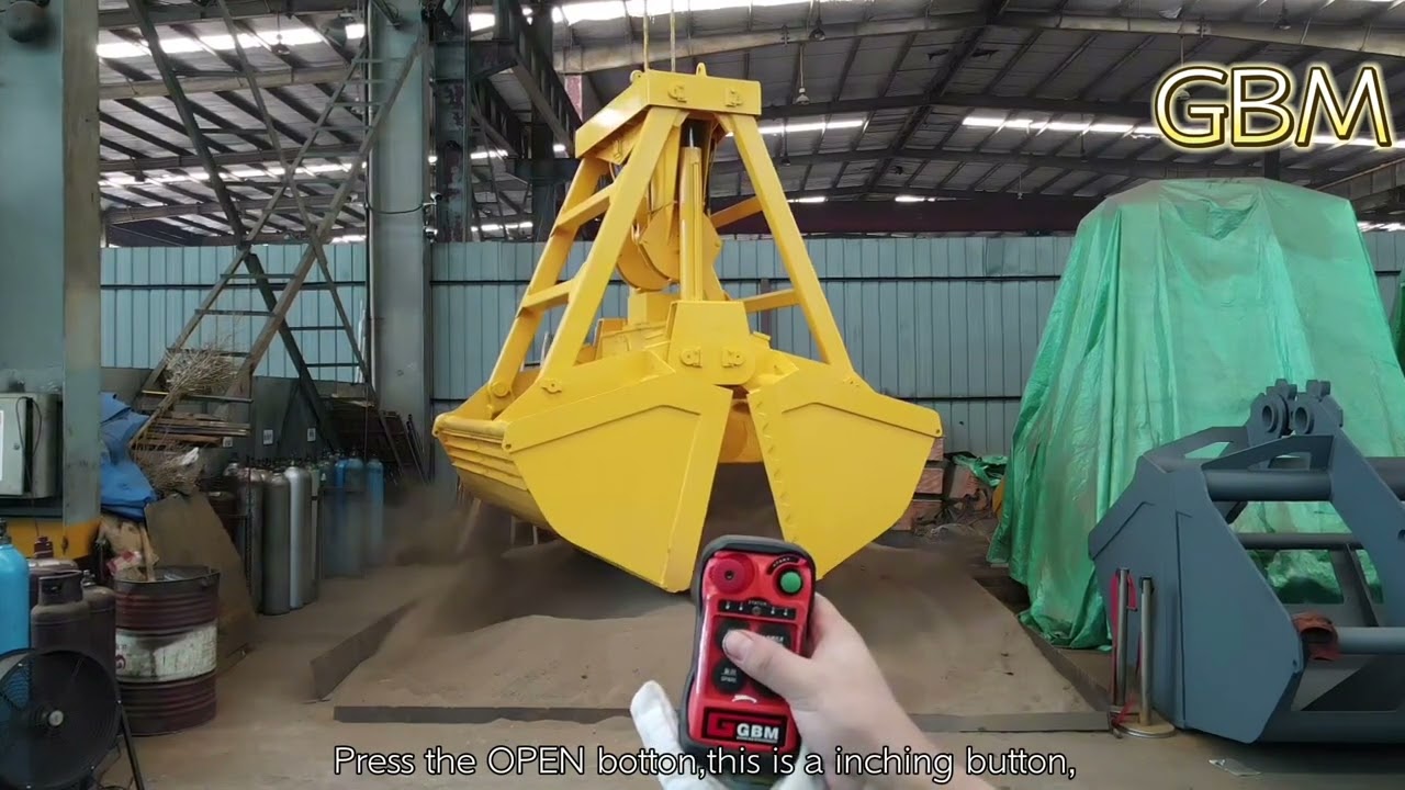 How to operate the remote control grabs? GBM video will tell you.