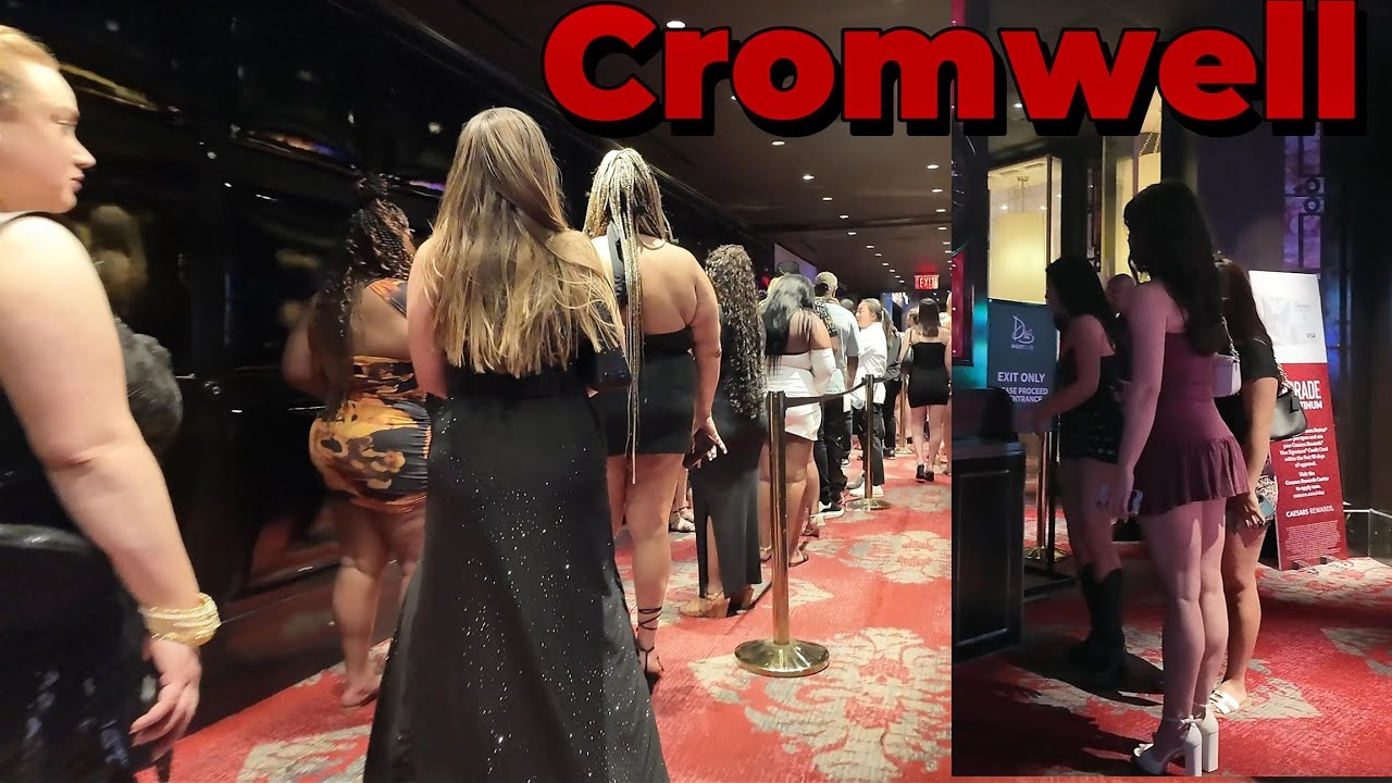 Казино отеля Cromwell Las Vegas поздно ночью