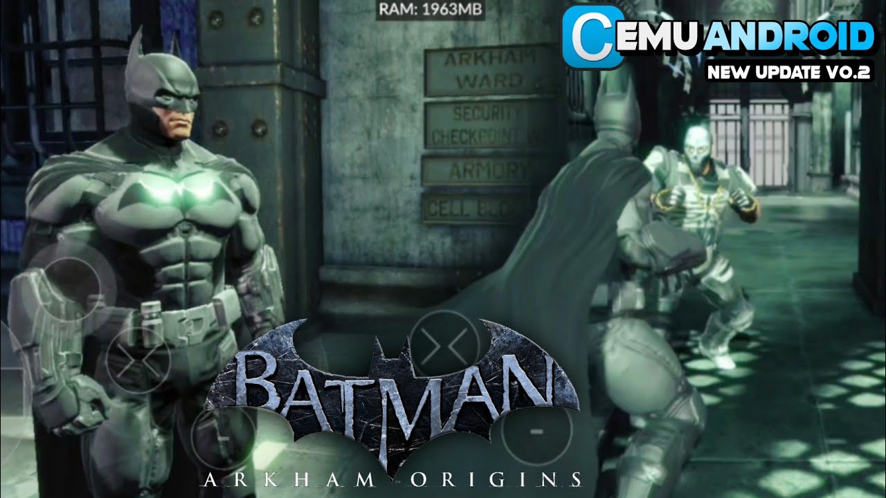 Batman Arkham Origins on Cemu Android v0.2 New Update | Snapdragon 8s Gen 3 POCO F6 Gameplay Test