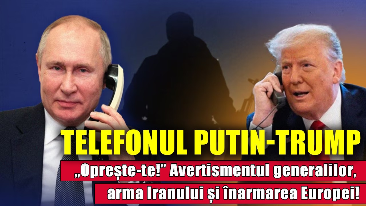 TELEFONUL PUTIN-TRUMP: „Oprește-te!” Avertismentul generalilor, arma Iranului și înarmarea Europei!