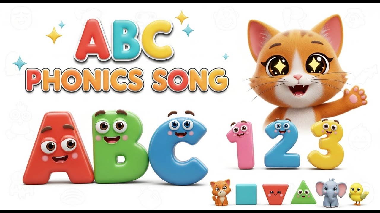 Preschool Learning for 3 Years kid | Easy Solutions to Learn ABC Phonics Shapes Numbers Colors