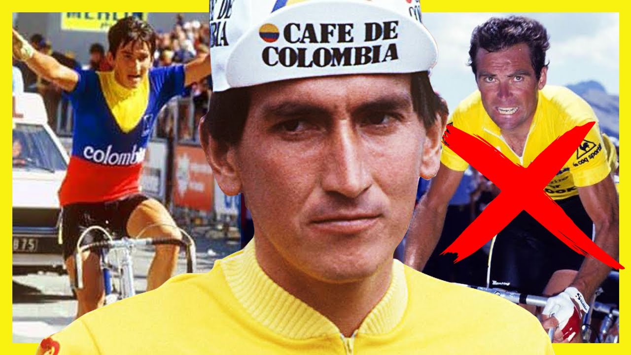 El Épico ATAQUE De Un Ciclista AFICIONADO En El Tour De Francia / Lucho herrera Alpe D'huez