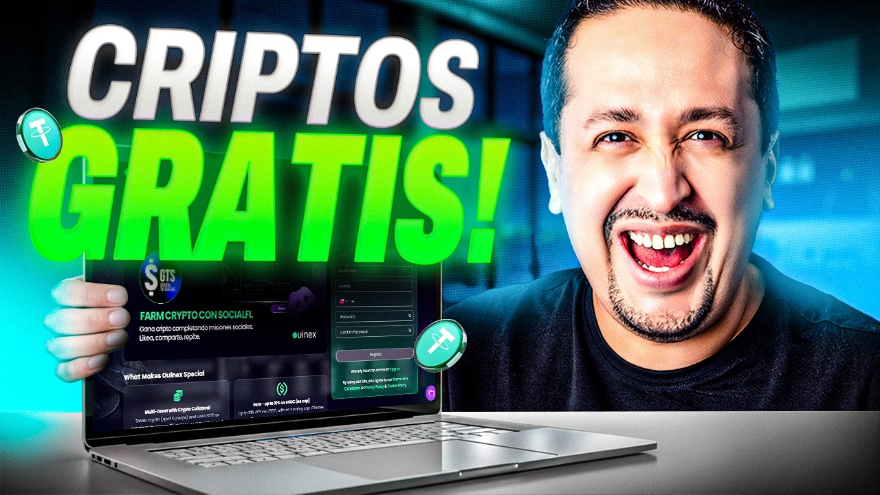 💥 Ouinex: Como Ganar Criptomonedas Gratis 2025