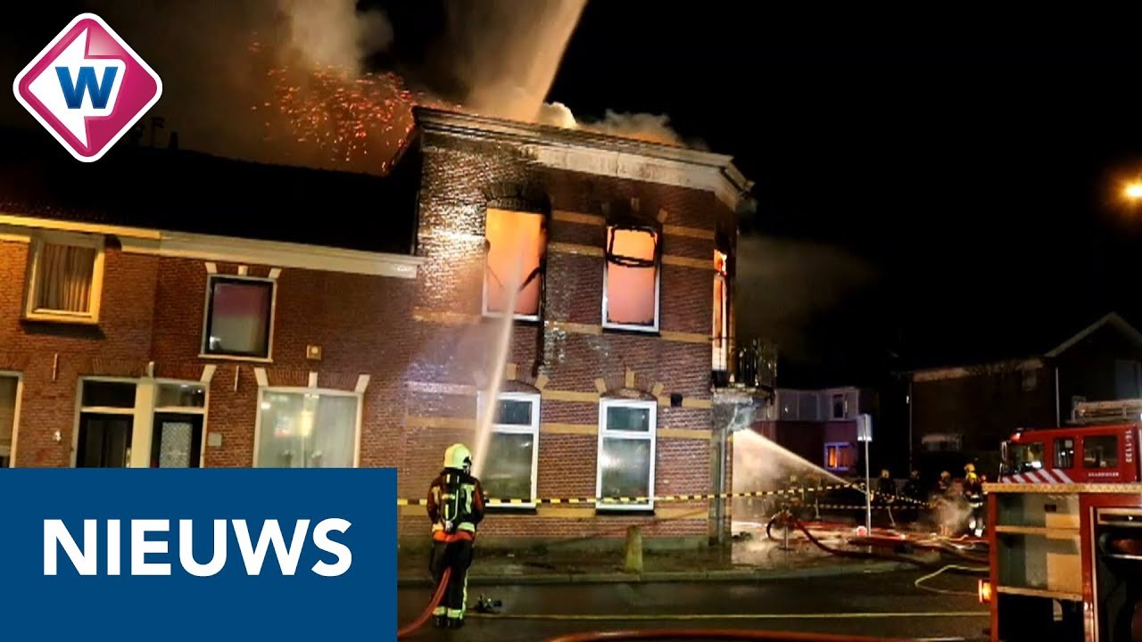Drie woningen volledig uitgebrand, één bewoner overleden - OMROEP WEST