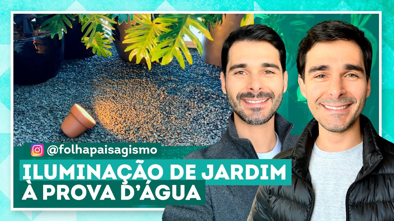 Como fazer Iluminação de jardim com ligação elétrica impermeabilizada