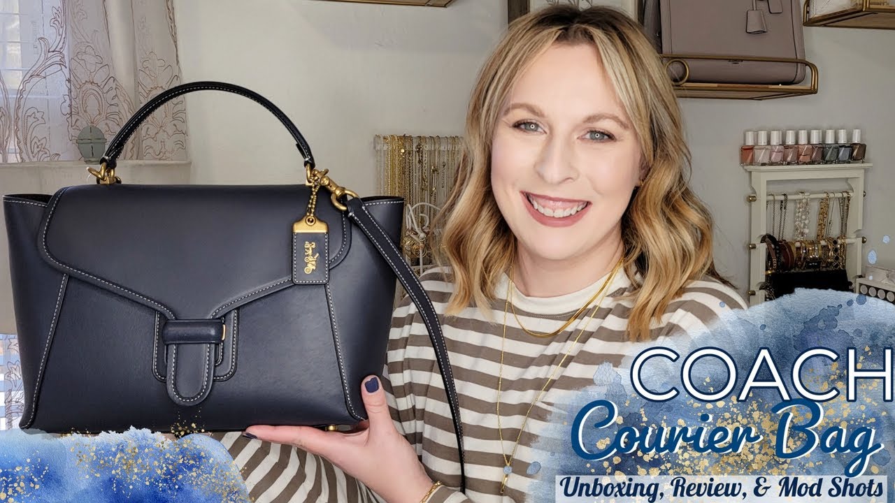 Coach Courier Brand New Handbag Unboxing, Mini Review, & Mod Shots | Coach 1941 Bag | Lindsey Loves
