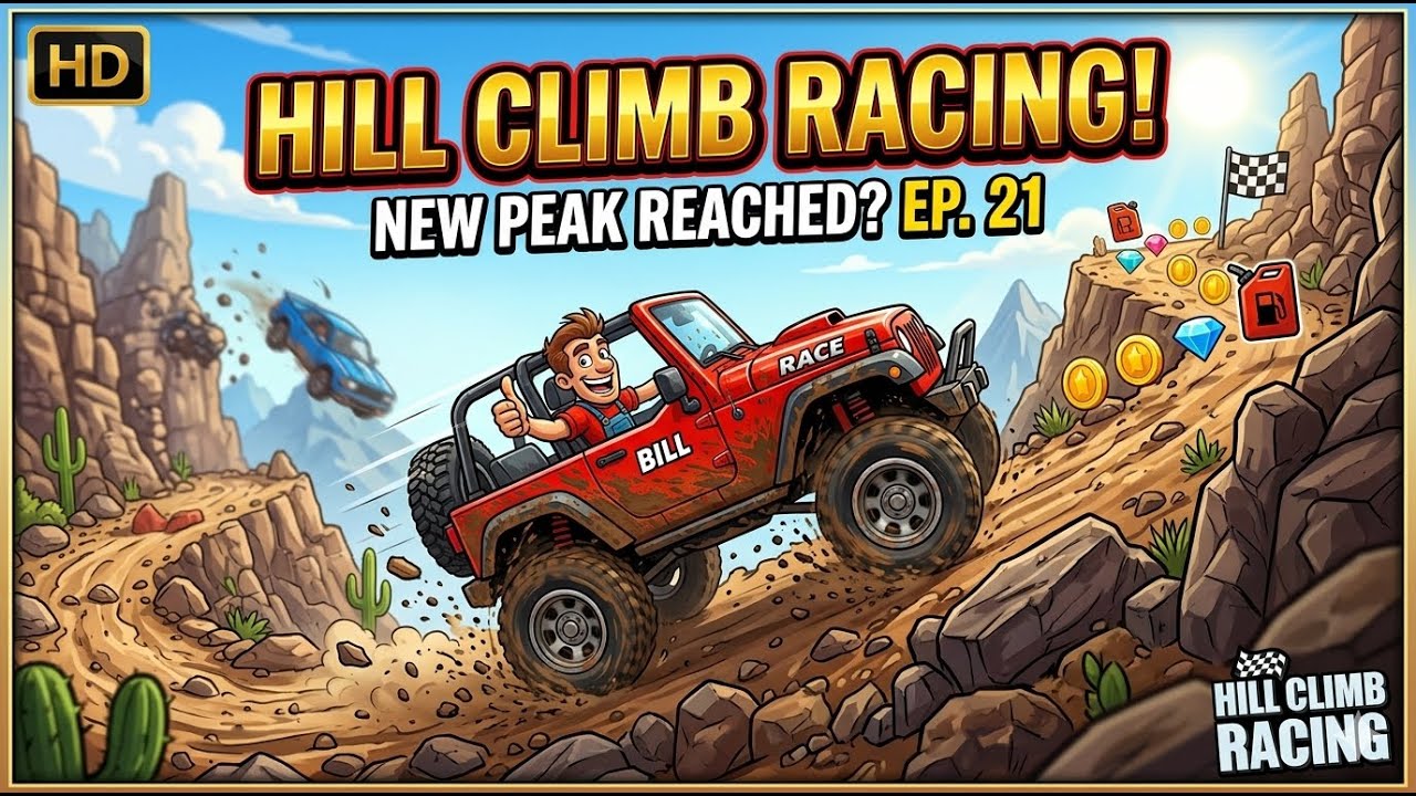 HILL CLIMB RACING GAME🎯 !! NEW WORLD RECORD LIVE  🔴 #shorts #live