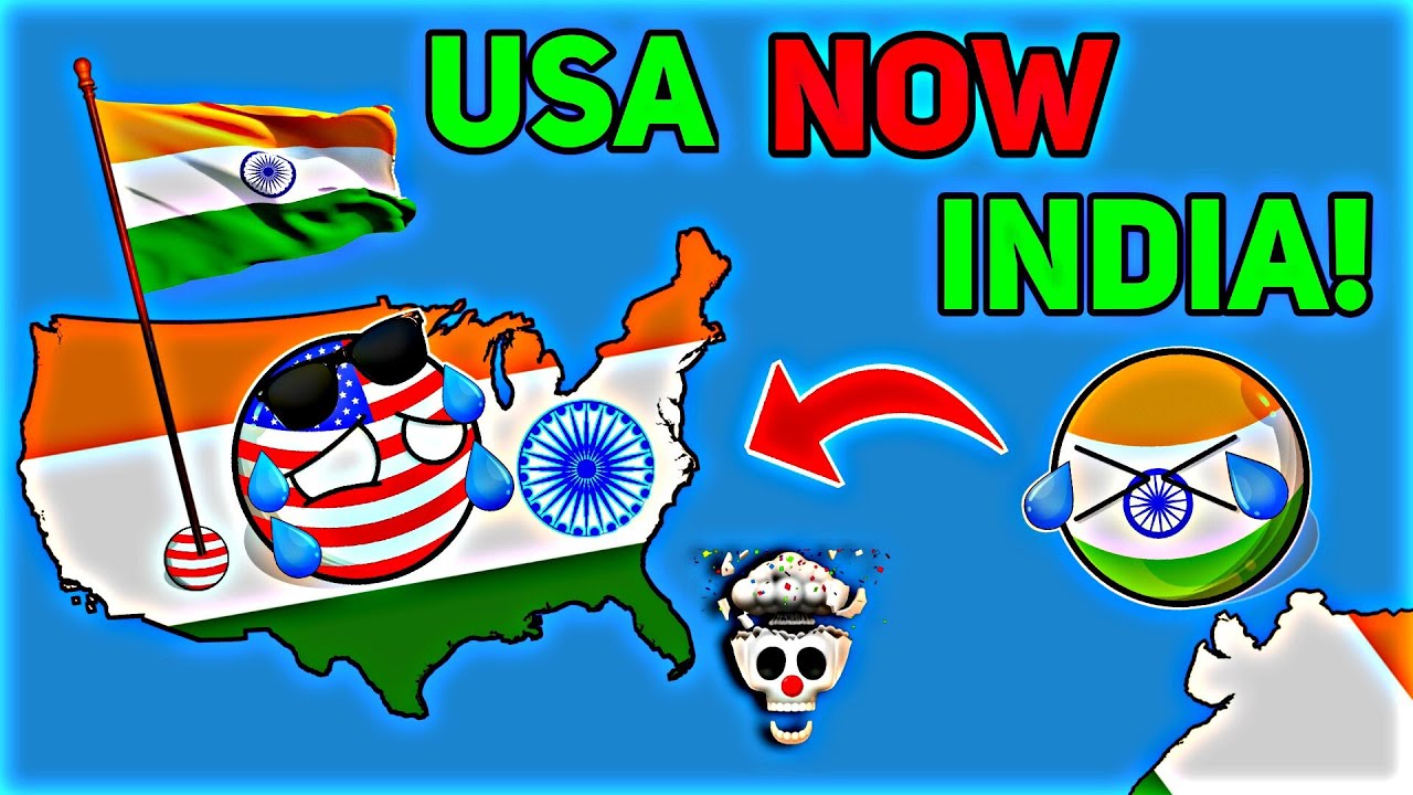 What If INDIA Rules AMERICA?! 💀 The World Wasn’t Ready for THIS 😱🔥 #countryballs
