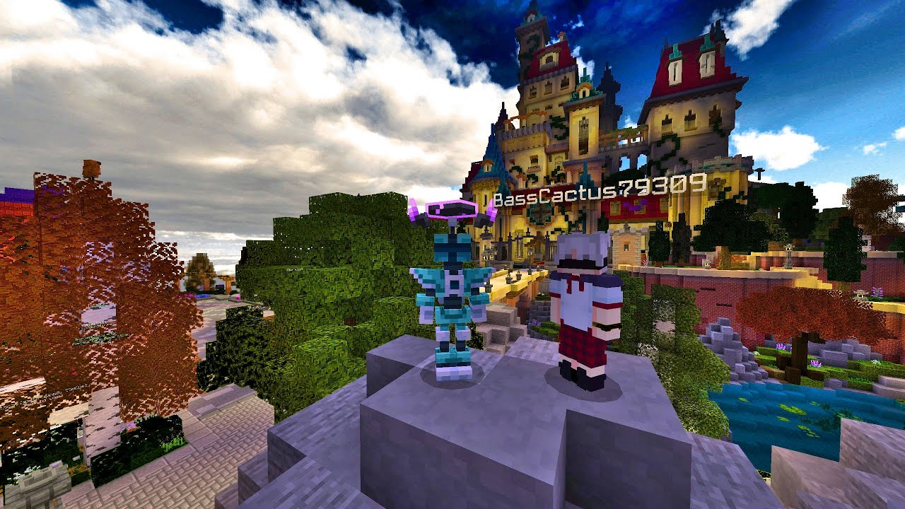 Playing Duo Bedwars w/ my little sister