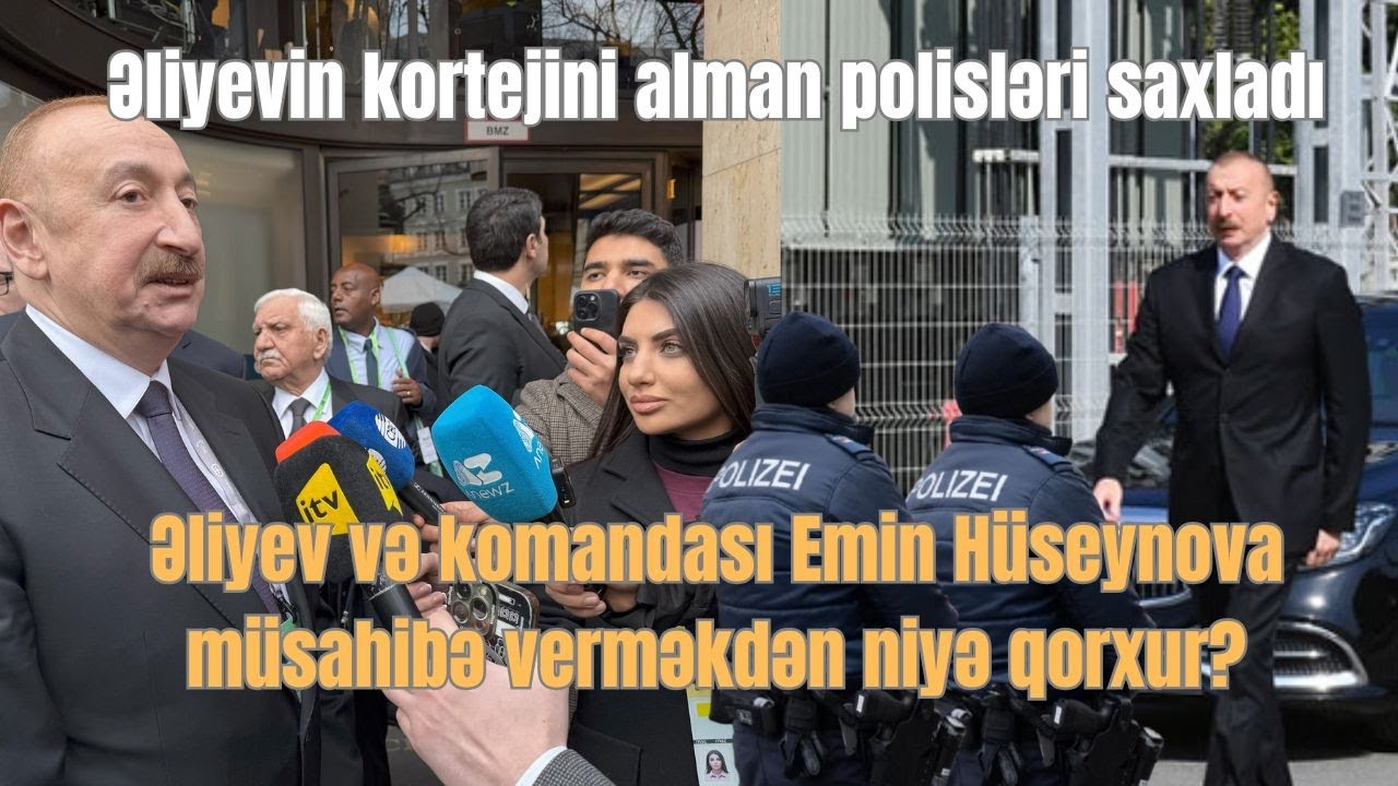 Əliyevin maşınlarını Almaniya polisləri niyə saxlayıb?