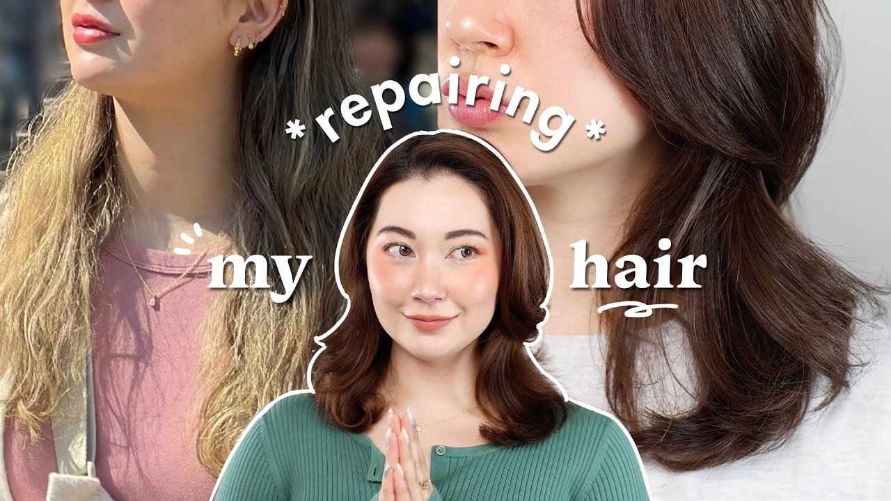 1 Year Hair Progress! Full Haircare Routine - Wash, Blow dry & Styling~