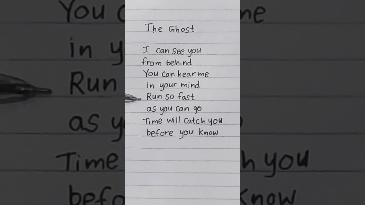 The ghost 👻 song by Niviro #lyrics #song #scary