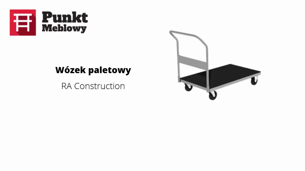 Ręczny wózek platformowy do 350 kg producenta RA Construction