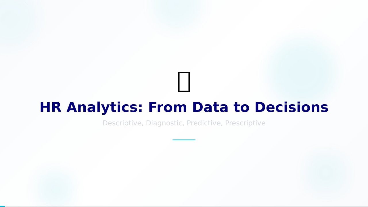 HR Analytics: From Data to Decisions | PRS Consultancy