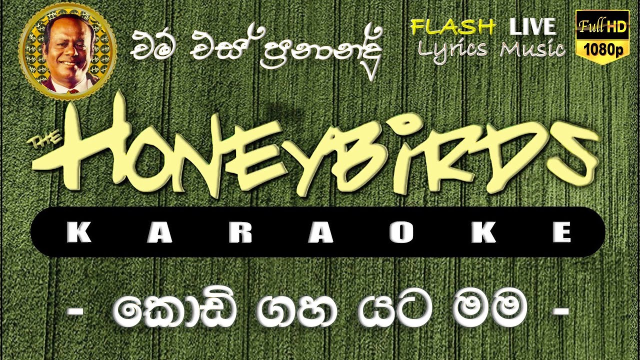 Kodi Gaha Yata Mama Upanne Karaoke (Without Voice) කොඩි ගහ යට මම උපන්නේ කැරෝකේ