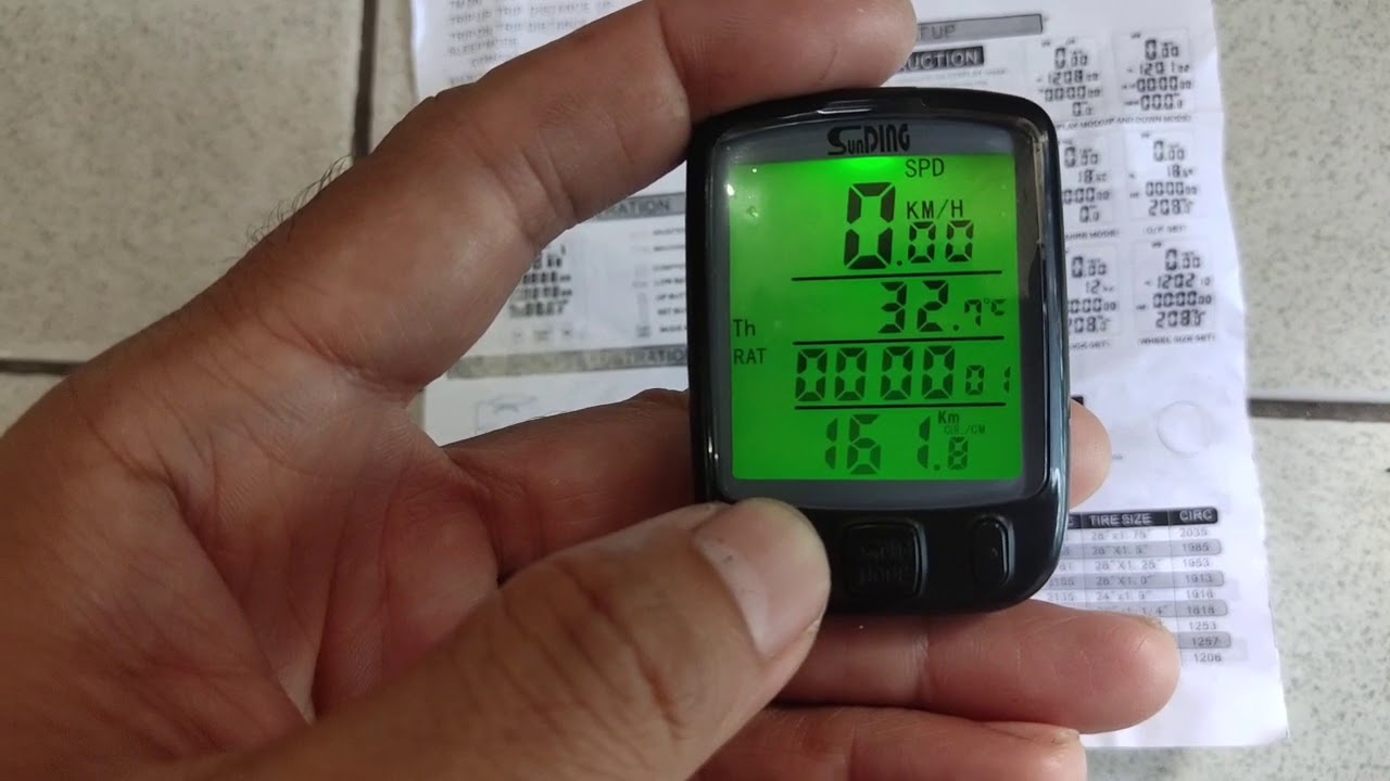 Cara setting Odometer Sunding