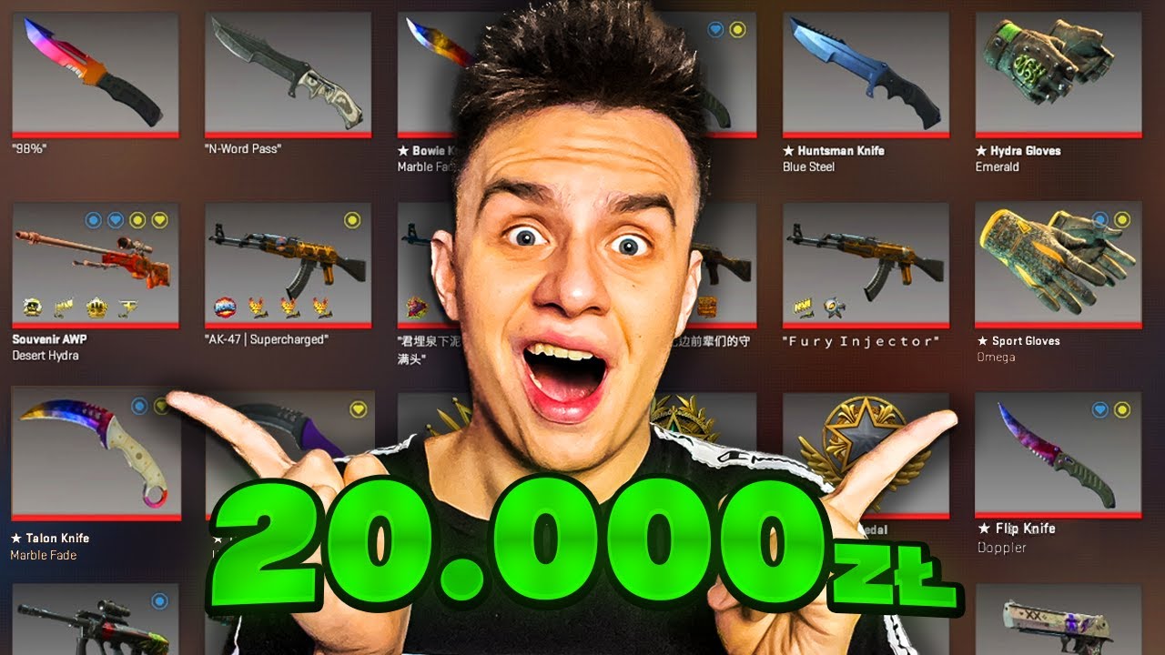 W 4 DNI WYDAŁEM 20.000 ZŁ NA SKINY CS2