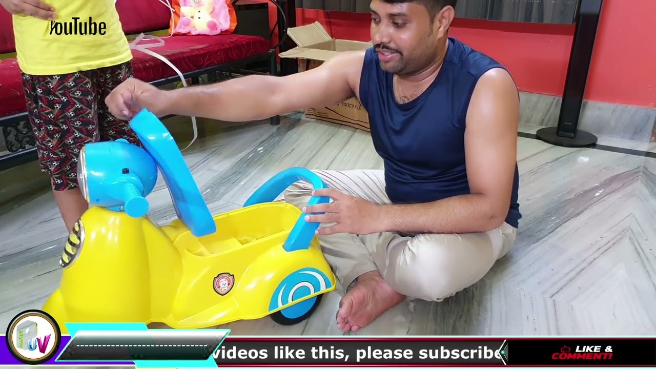 New launched 2022 #kids #scooty #unboxing #assembling #review #puvmaker