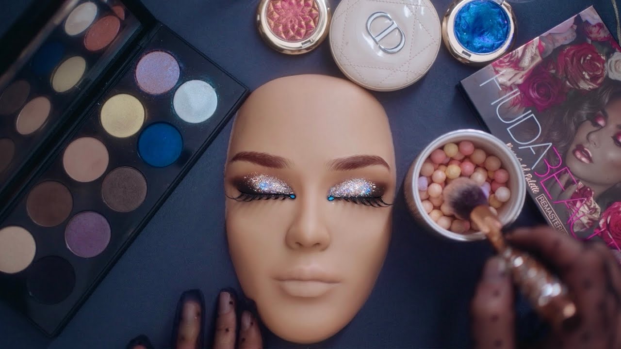 ASMR The Most Satisfying Glitter Makeup Ever