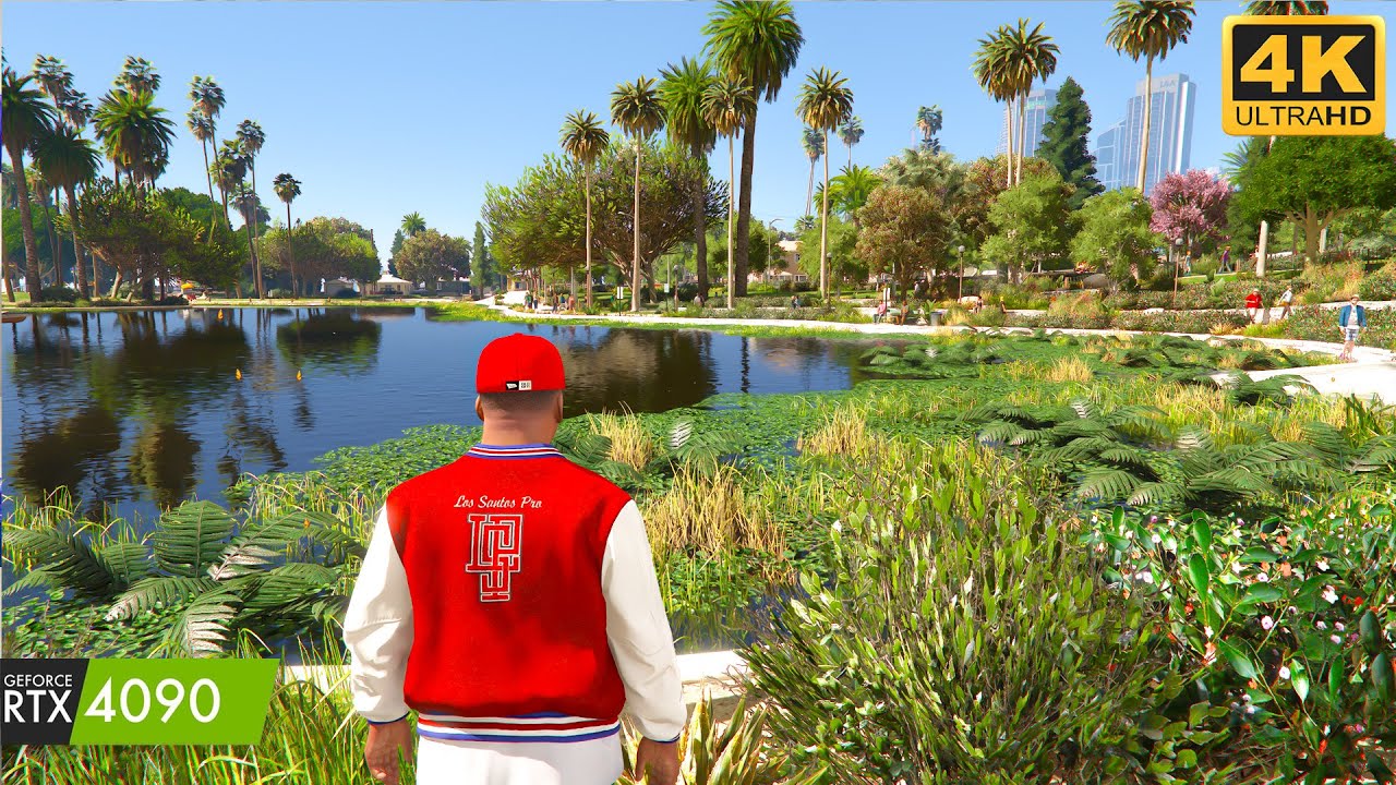 This EXTREME VEGETATION Mod Will Blow YOUR PC - V4EVERMOD Vegetation MOD - GTA 5 ENHANCED